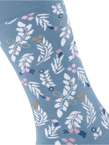 BURLINGTON Socken 'Bloomingday'‌‌‌‌‌‌‌‌ in Blau