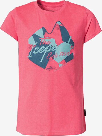 ICEPEAK Shirt 'KAUB' in Pink: front