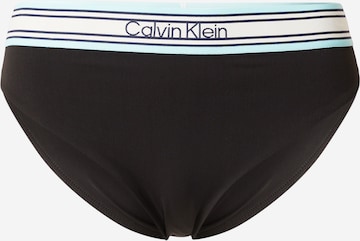 juoda Calvin Klein Swimwear Bikinio kelnaitės: priekis