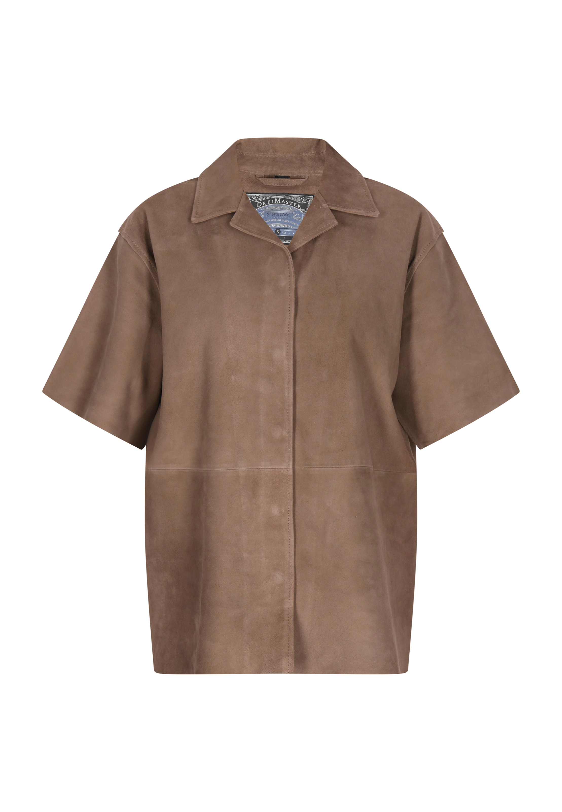 DreiMaster Vintage Blúzka - Hnedá: predná strana