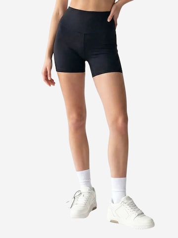 Pantalon de sport MixRay en noir : devant