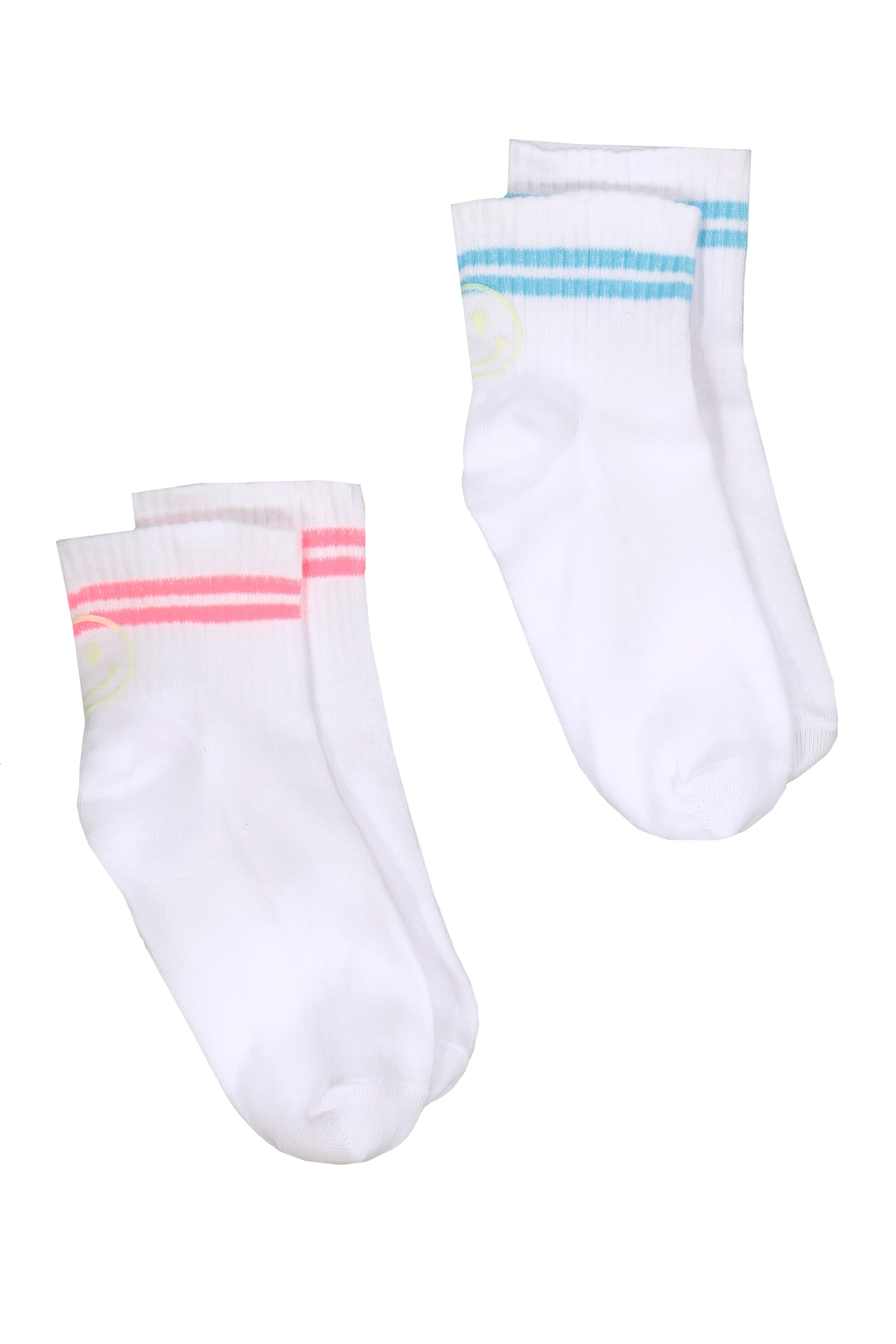 TruYou Socken in blau / lachs / weiß, Produktansicht