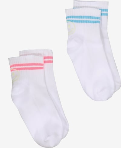 TruYou Socken in blau / lachs / weiß, Produktansicht