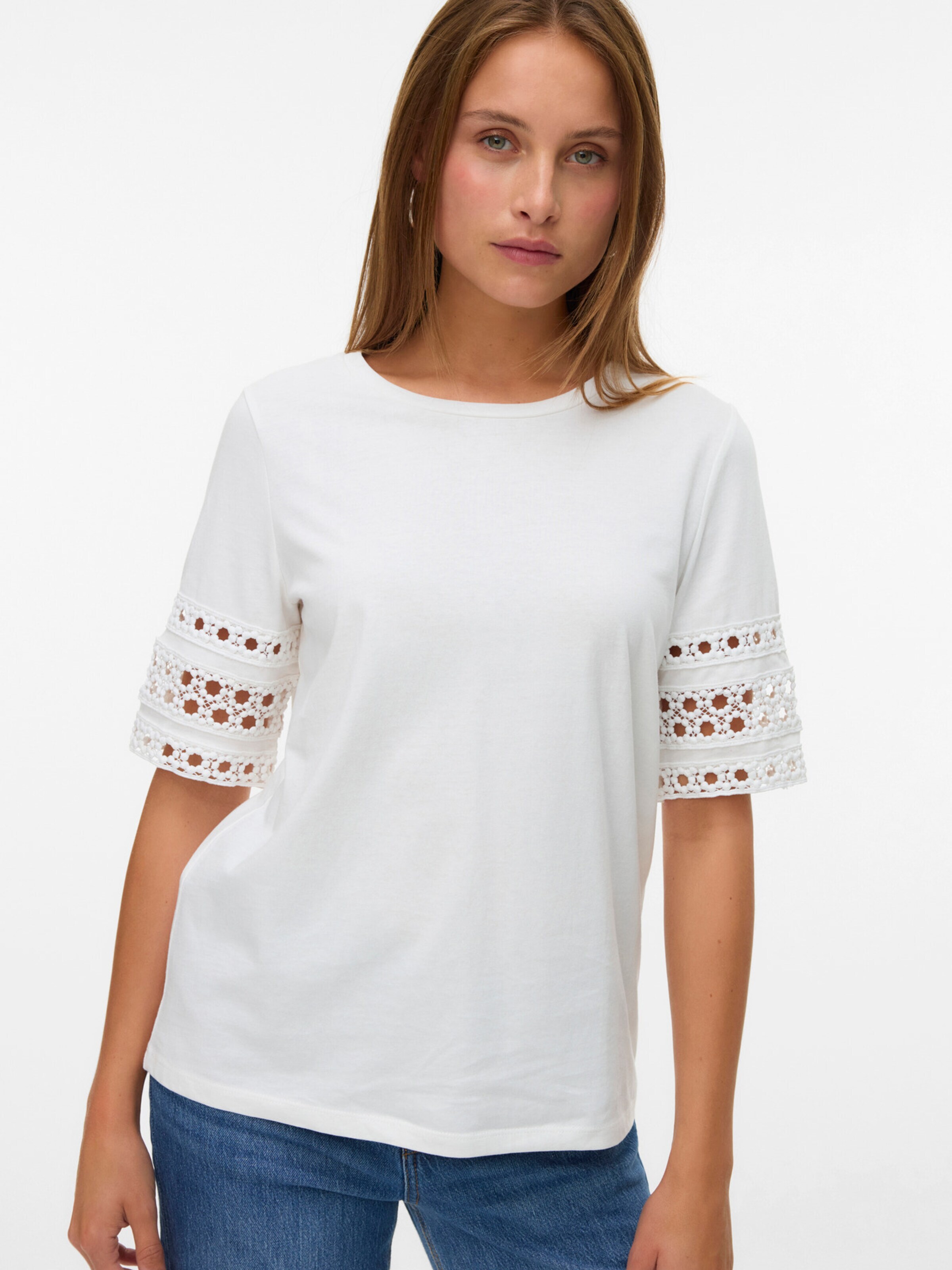 VERO MODA - Camiseta '10340787' en blanco: frente