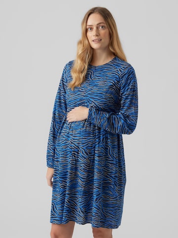 Robe 'Costa' MAMALICIOUS en bleu : devant