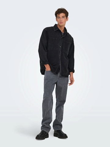 Only & Sons Regular Jeans 'ONSEDGE' in Grey