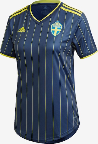 zils ADIDAS SPORTSWEAR Sportiska stila krekls 'Schweden Home EM 2020'