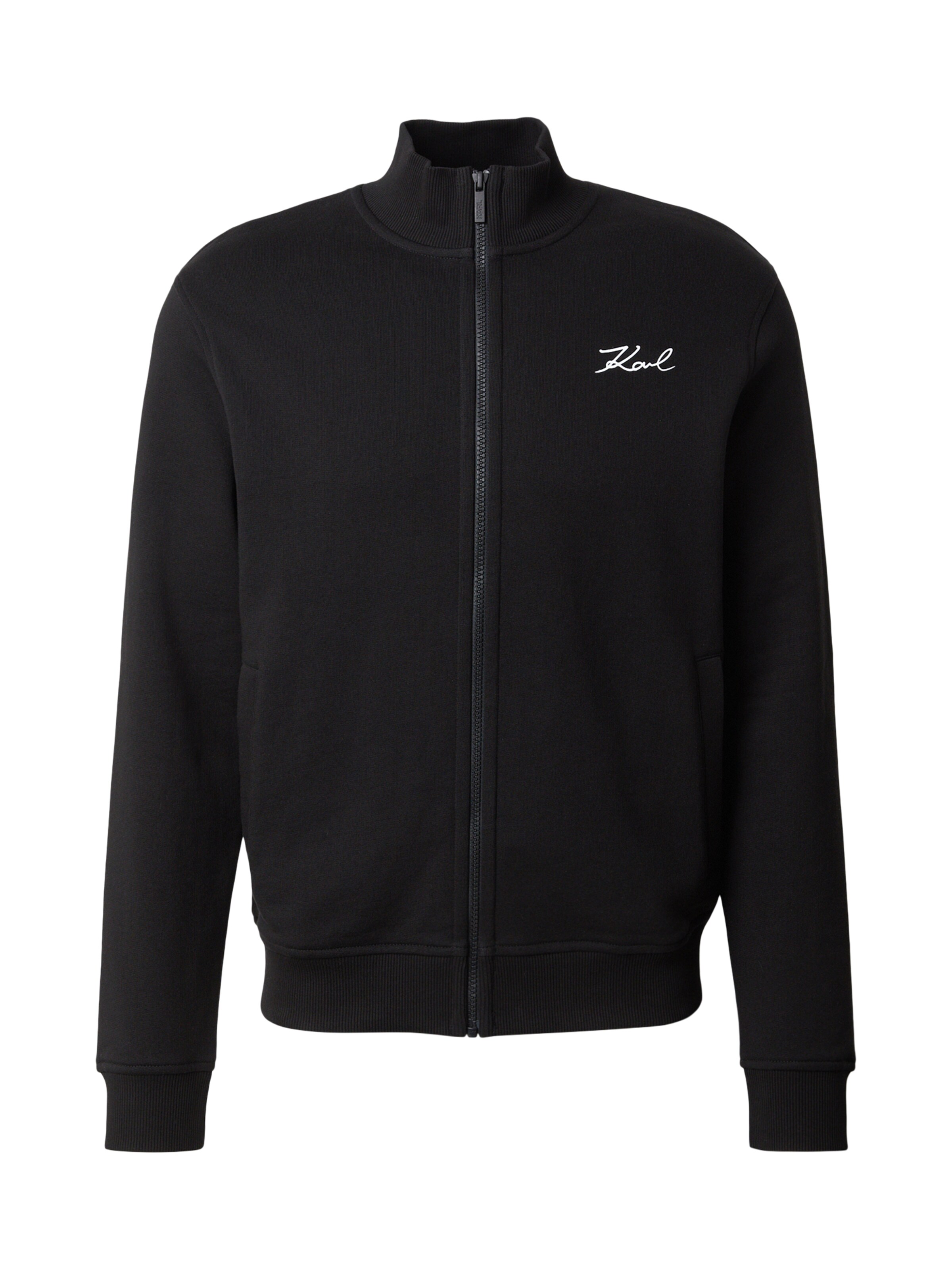 Karl LagerfeldGornji dio trenirke - crna boja: prednji dio