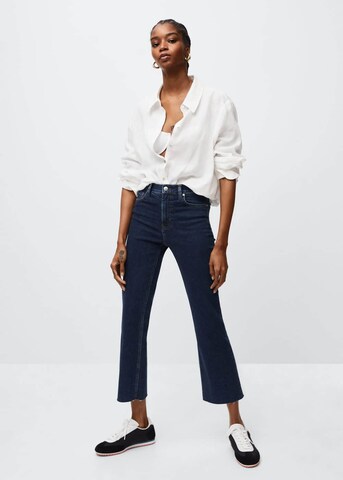 MANGO Boot cut Jeans 'Sienna' in Blue