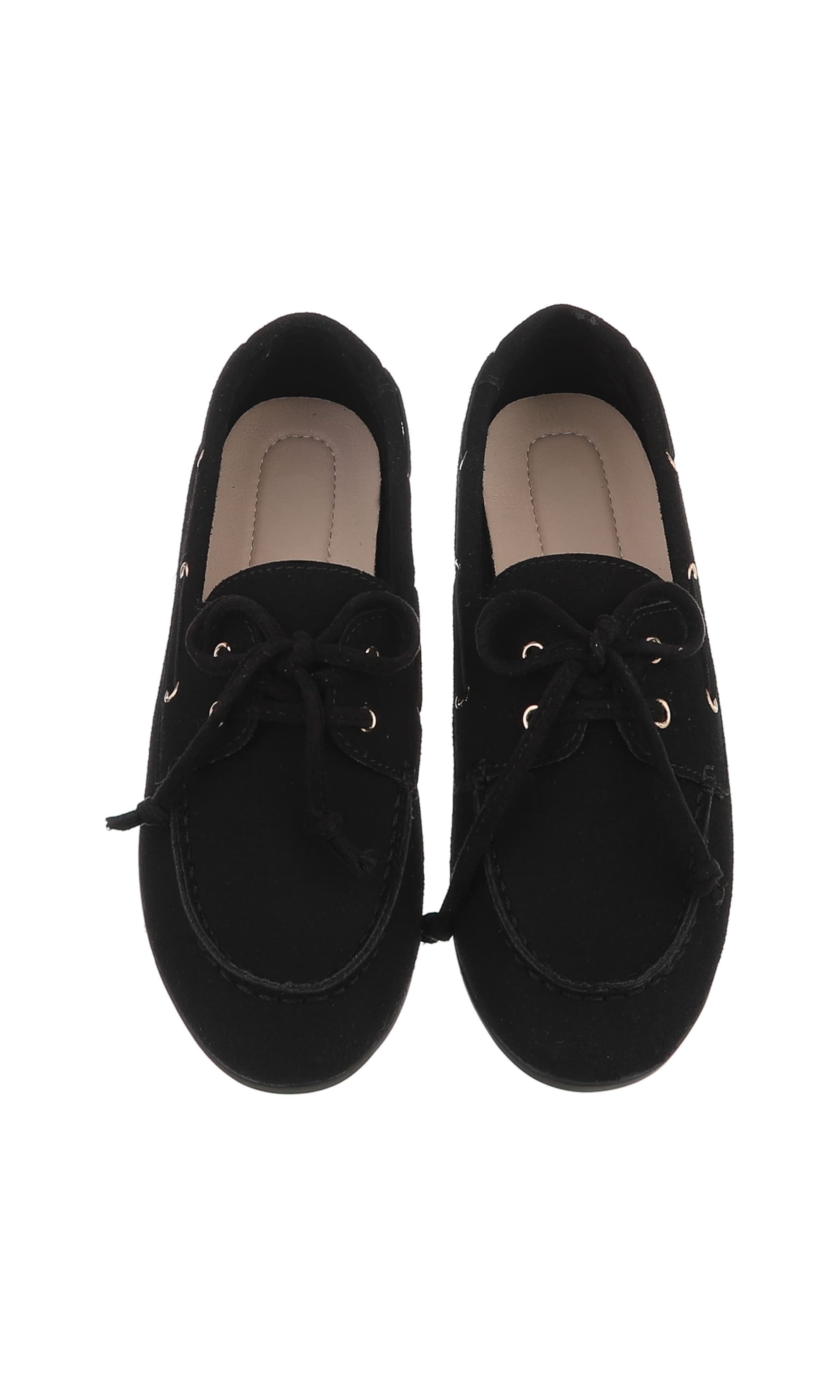 Ital-Design Moccasins in Black