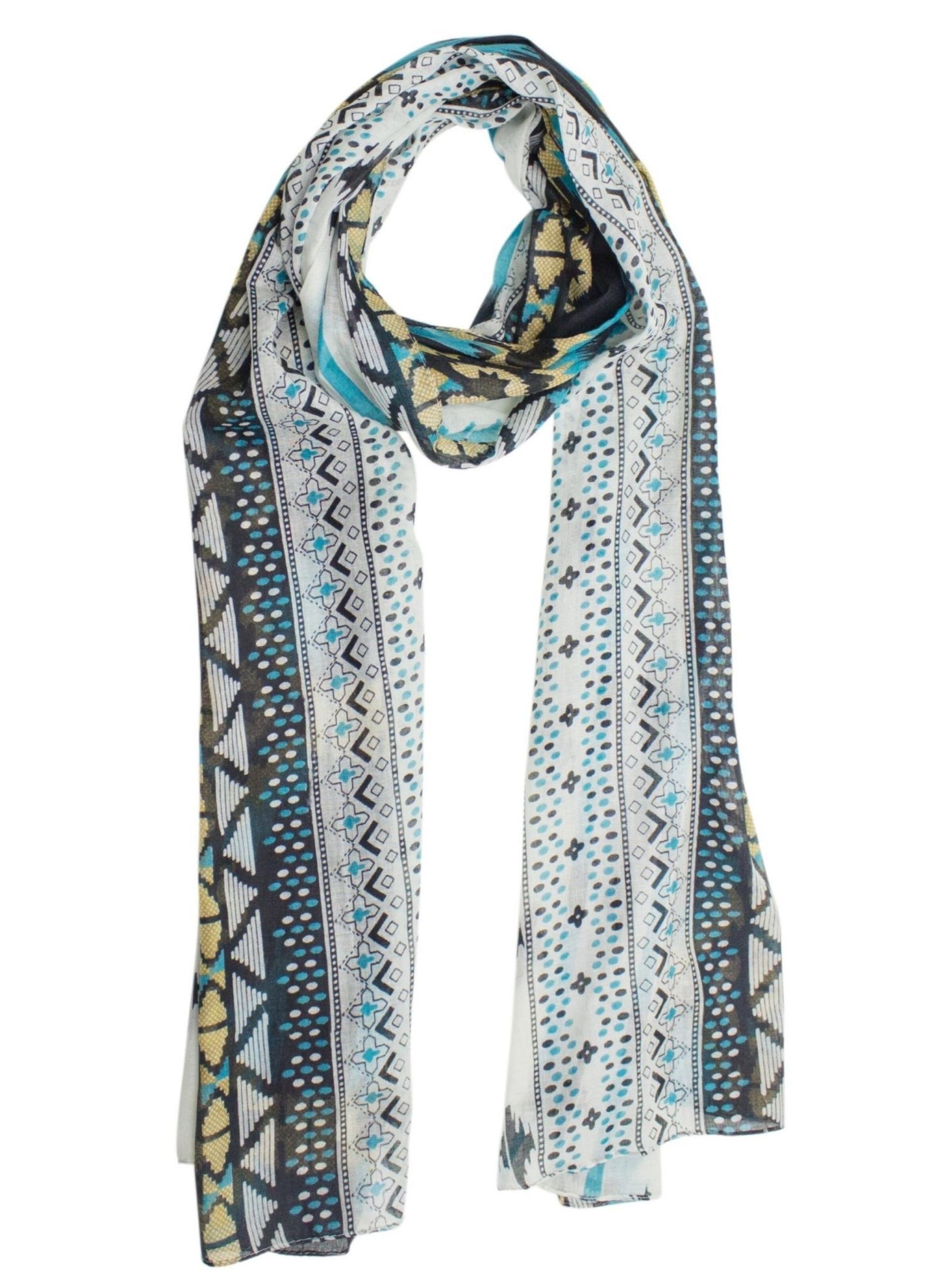 Sunsa Scarf 'Sunsa' in Blue: front