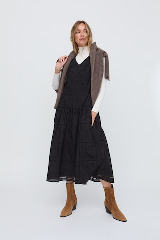 RAFFYA Kleid 'Squire All Over Cut Work Drop' in Schwarz: Vorderseite