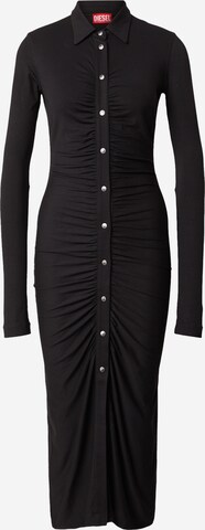 DIESEL Shirt Dress 'ARTEMIS' in Black: front