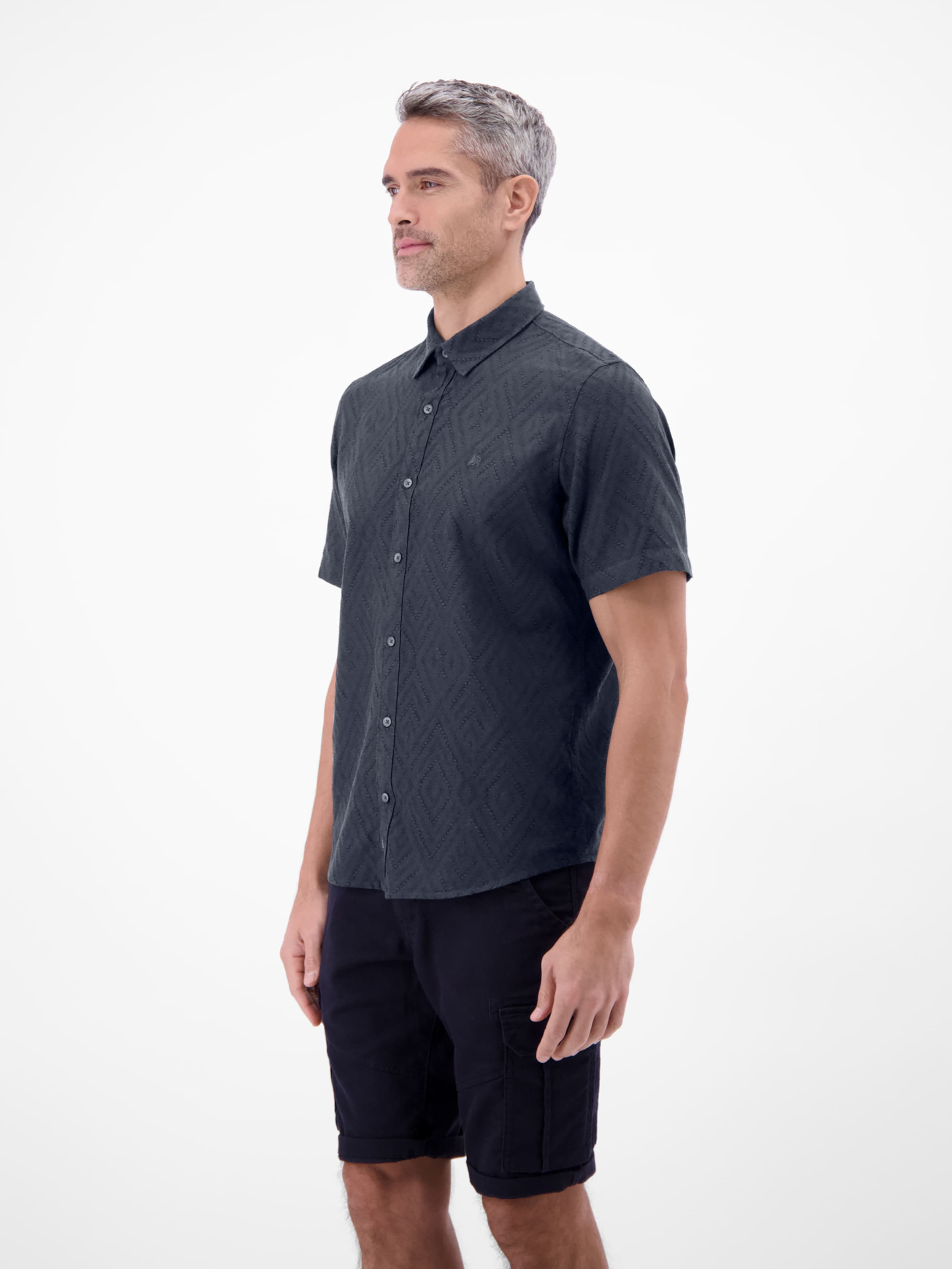 LERROS Regular fit Button Up Shirt in Blue