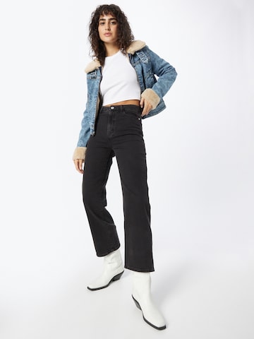 Lindex Loose fit Jeans 'Hanna' in Black