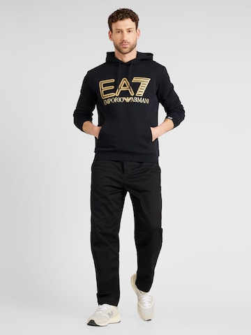 EA7 Emporio Armani Sweatshirt in Schwarz