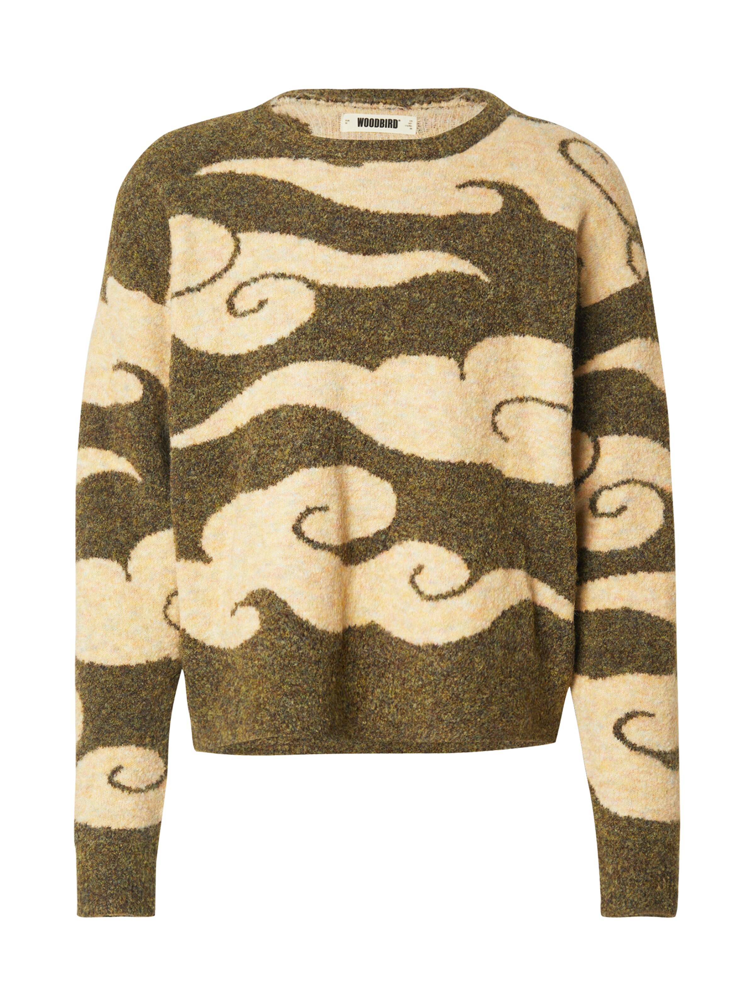 Pull-over Woodbird en vert : devant