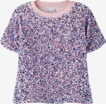 Chemisier NAME IT en rose : devant