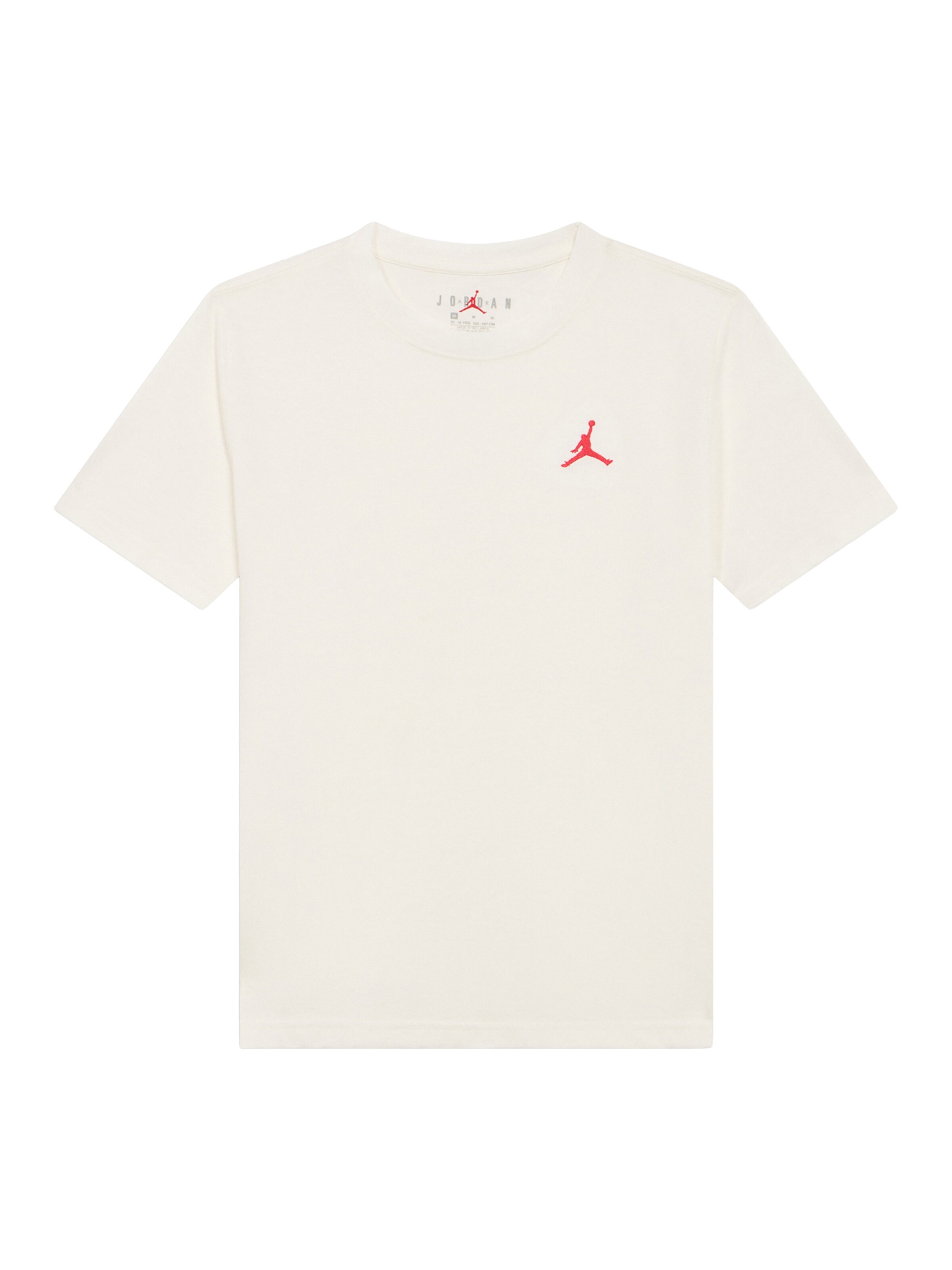 Jordan T-shirt 'AIR' i beige: framsida