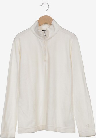 BOGNER Sweatshirt & Zip-Up Hoodie in L in White: front