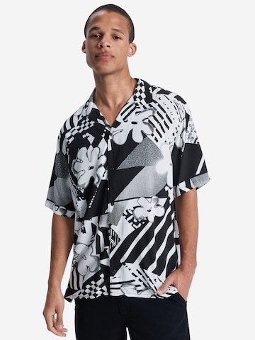 QUIKSILVER Shirt 'Paradise' in Schwarz: Vorderseite