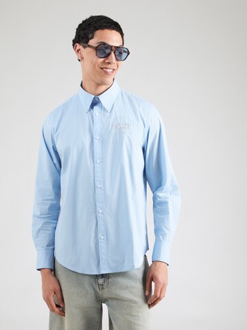 Coupe regular Chemise La Martina en bleu : devant