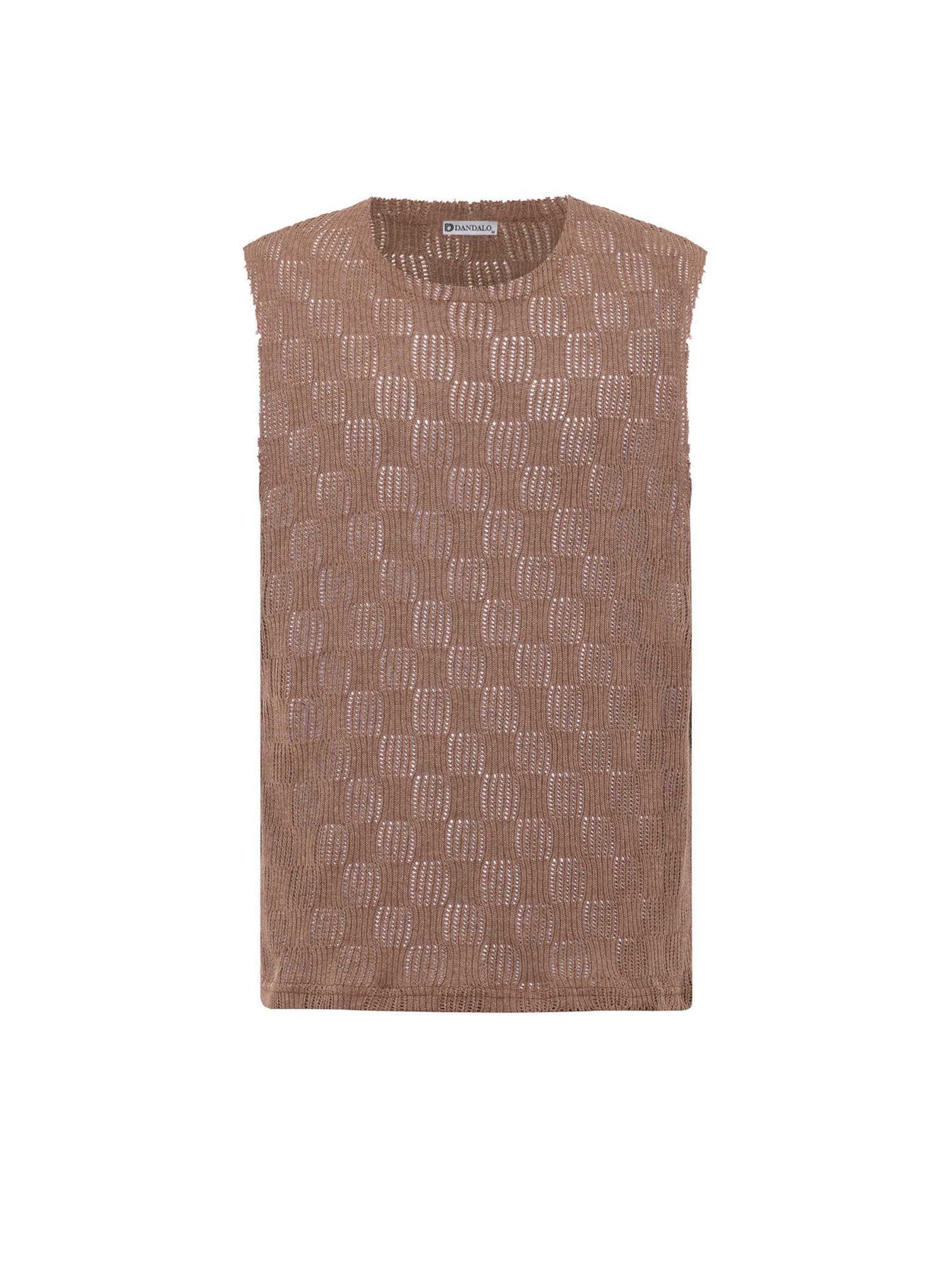 T-Shirt Antioch en marron : devant