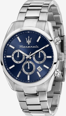 Maserati Uhr in Silber: predná strana