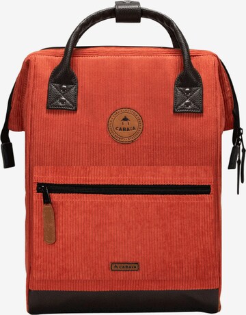 Cabaia Backpack 'Adventurer' in Orange: front