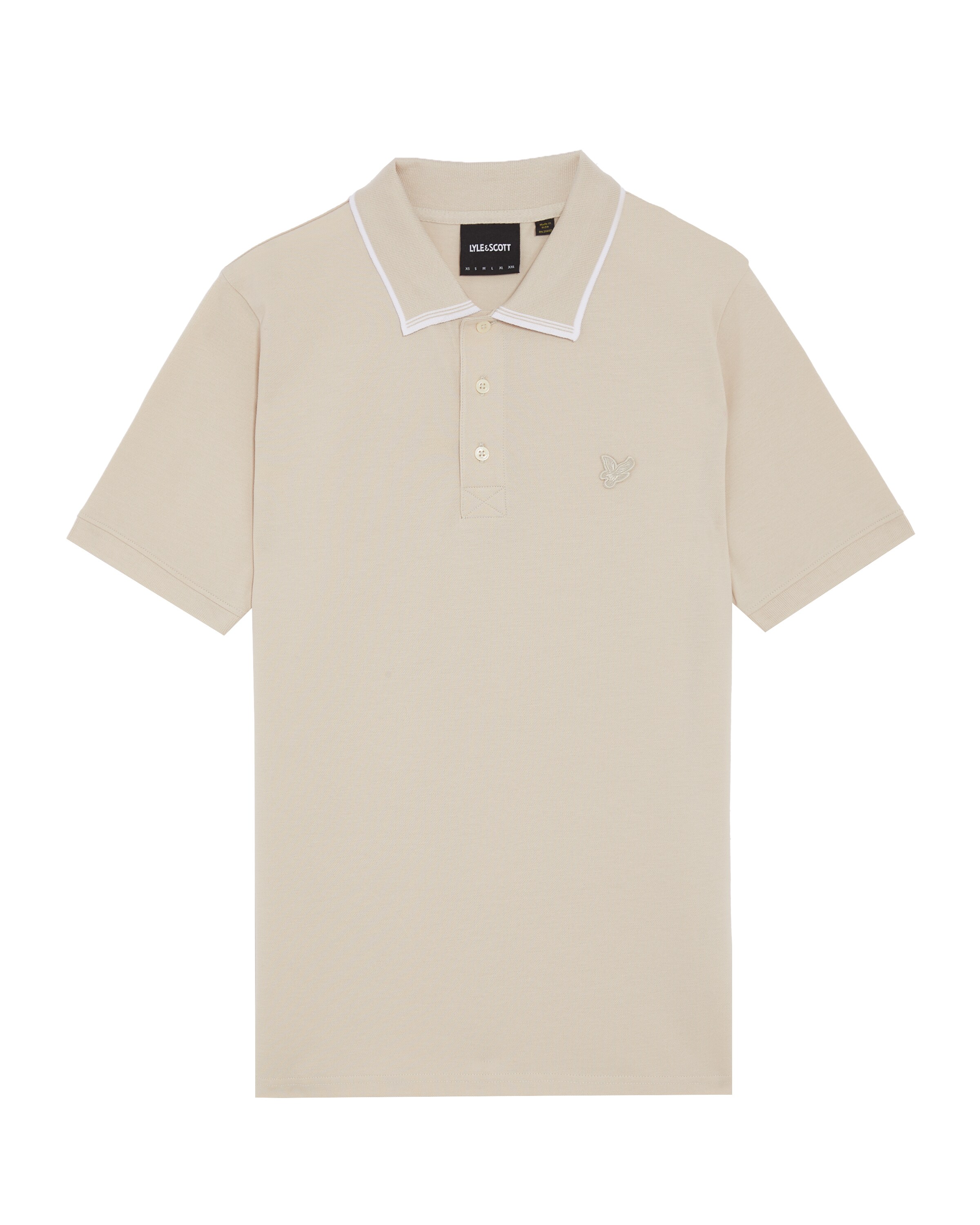 Lyle & Scott Shirt in de kleur Beige, Productweergave