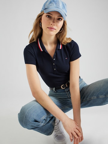 TOMMY HILFIGER - Camisa em azul