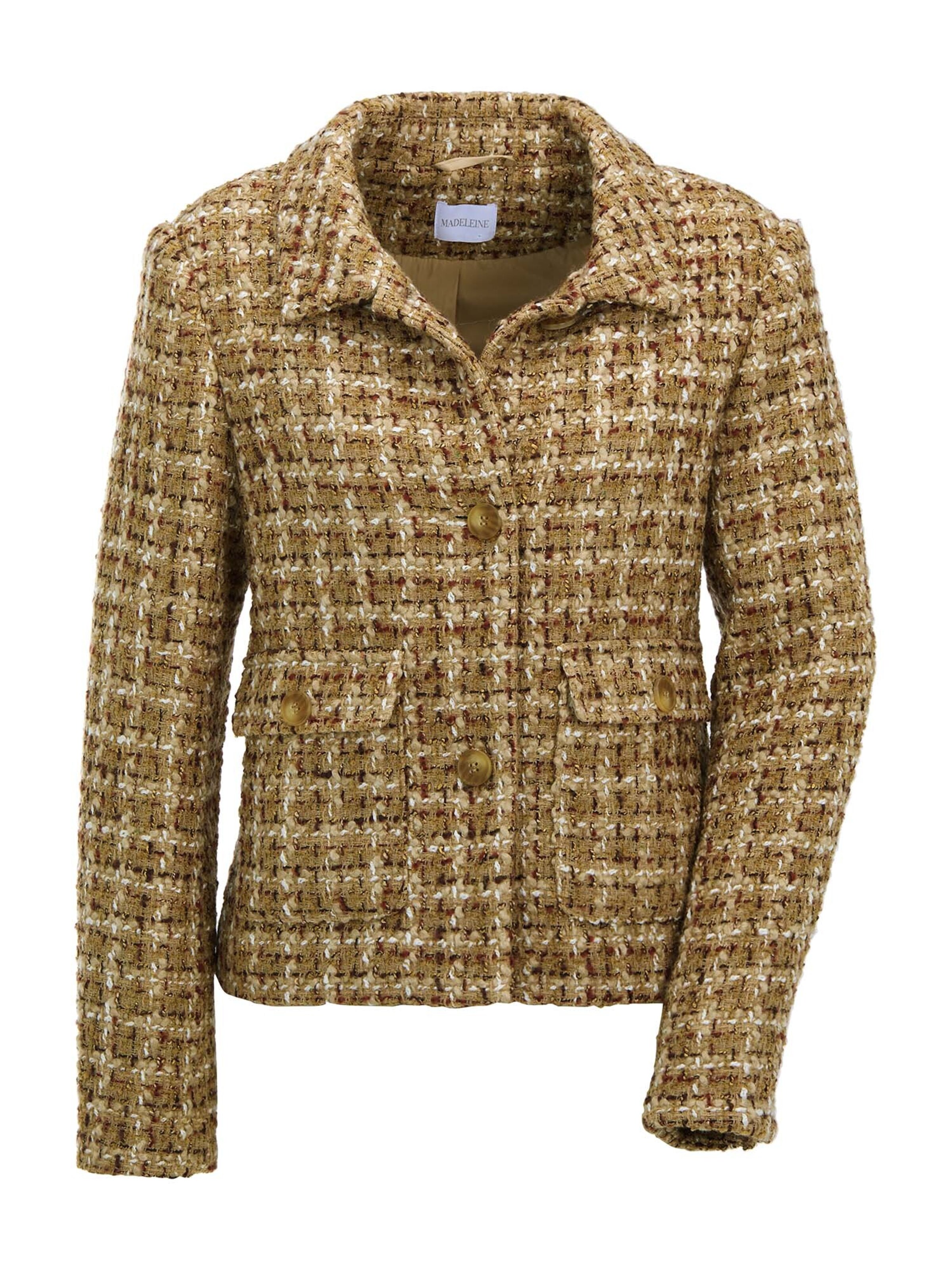 MADELEINE Blazer in Beige: Vorderseite