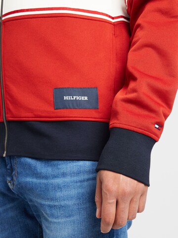 TOMMY HILFIGER Sweatjacke in Blau