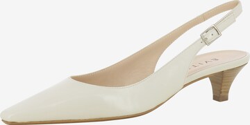 EVITA Slingback Pumps 'LIA' in Beige: front