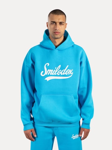 Smilodox Sweatshirt 'Lorik' in Blue: front