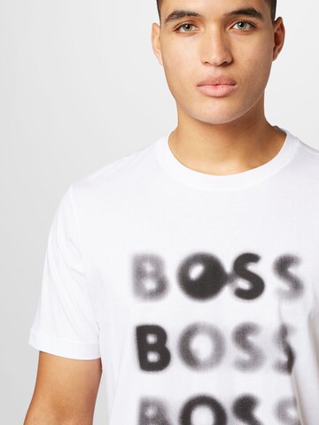 T-Shirt 'Teetrury' BOSS Orange en blanc