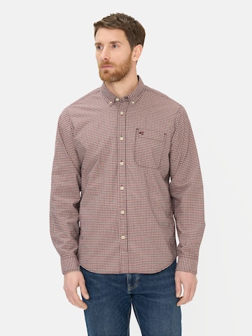 CAMEL ACTIVE Средняя посадка Рубашка в Красный: спереди