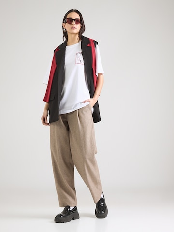 Karl Lagerfeld Oversized shirt in White