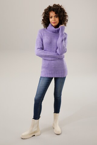 Aniston CASUAL Pullover in Lila
