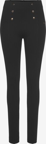 LASCANA Skinny Leggings in Schwarz: predná strana