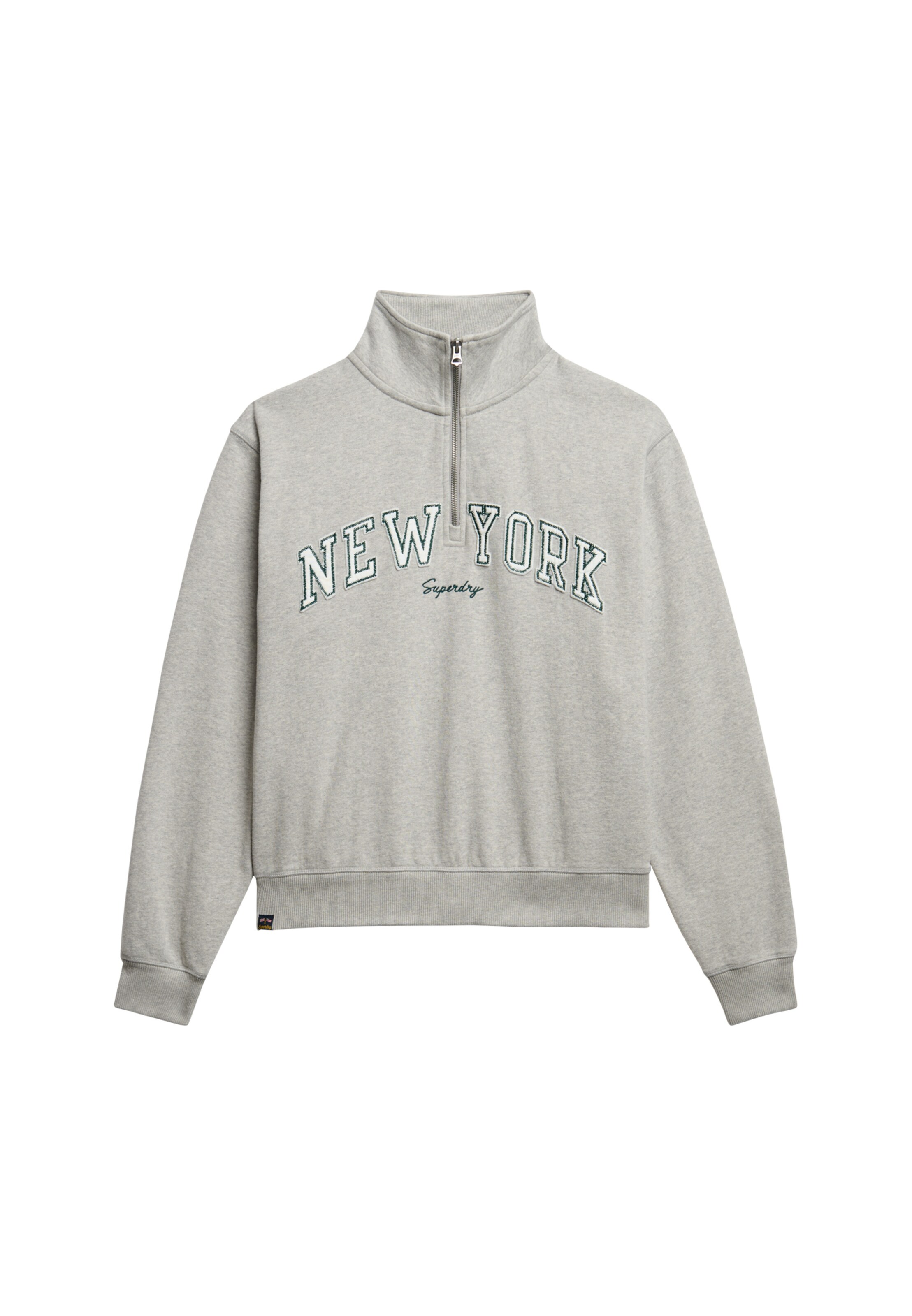 Sweat-shirt 'Essentials' Superdry & Co en vert : devant