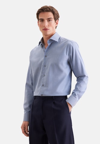 SEIDENSTICKER Regular fit Business shirt in Blue: front