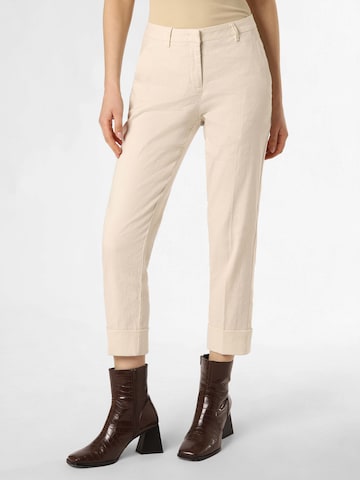 Cambio Pants ' Krystal ' in Beige: front