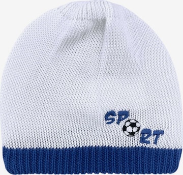 Aliap Beanie 'Fußball' in White: front