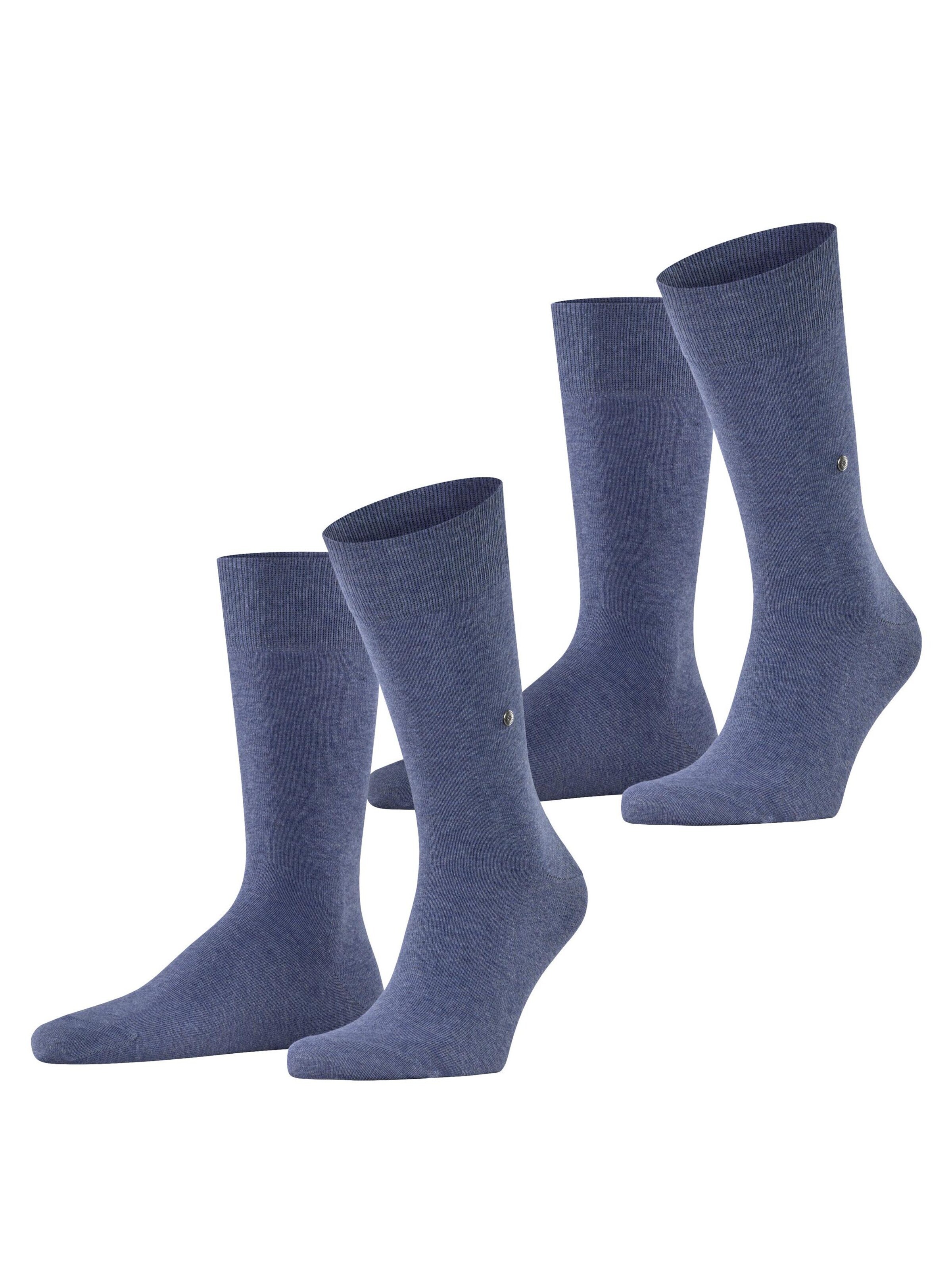 BURLINGTON Socks 'Everyday 2-Pack' in Blue: front