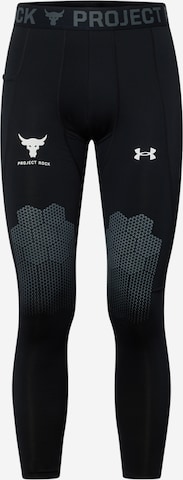 UNDER ARMOURSkinny Sportske hlače - crna boja: prednji dio