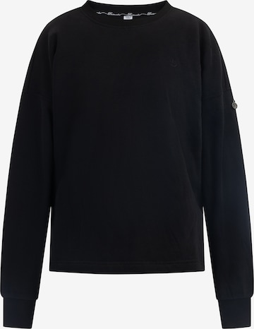 Sweat-shirt 'Idem' DreiMaster Vintage en noir : devant