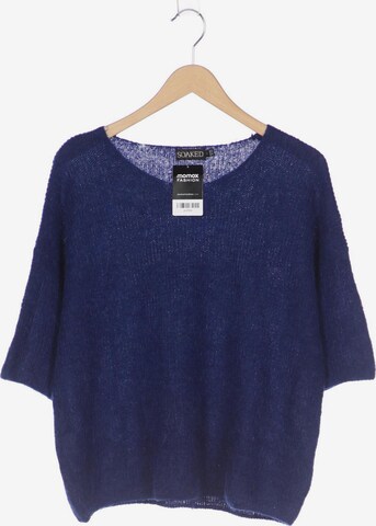 SOAKED IN LUXURY Sweater & Cardigan in S in Blue: front
