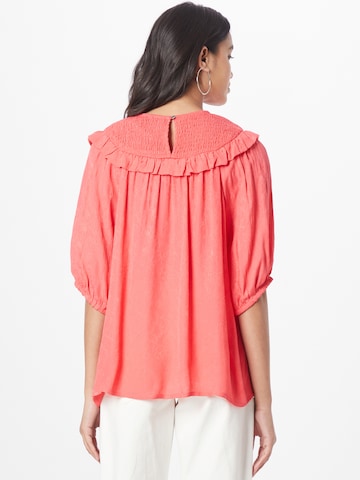 CULTURE - Blusa 'Cinne' en rosa