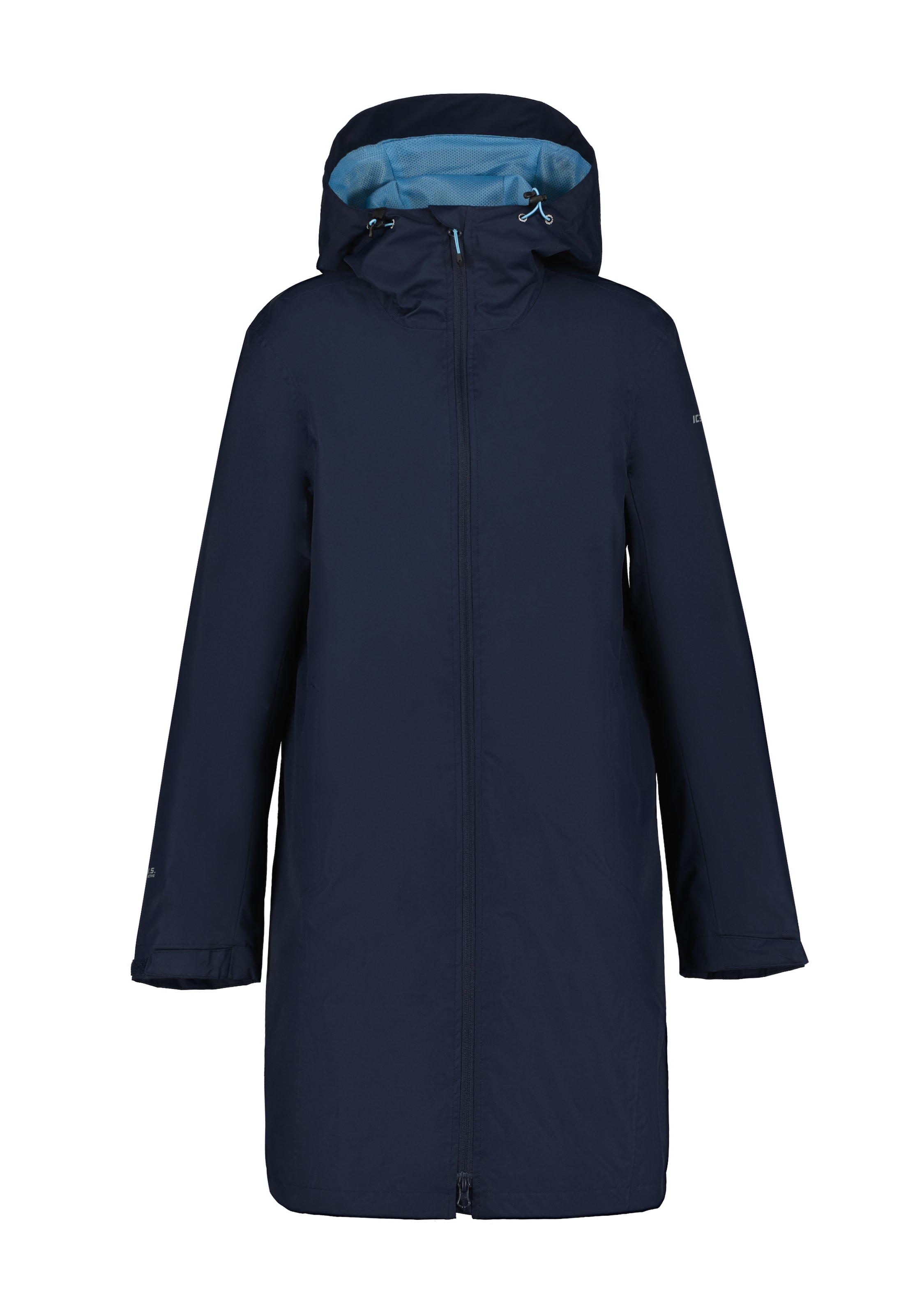 ICEPEAK Funktionsmantel 'Brazoria' in Blau: Vorderseite